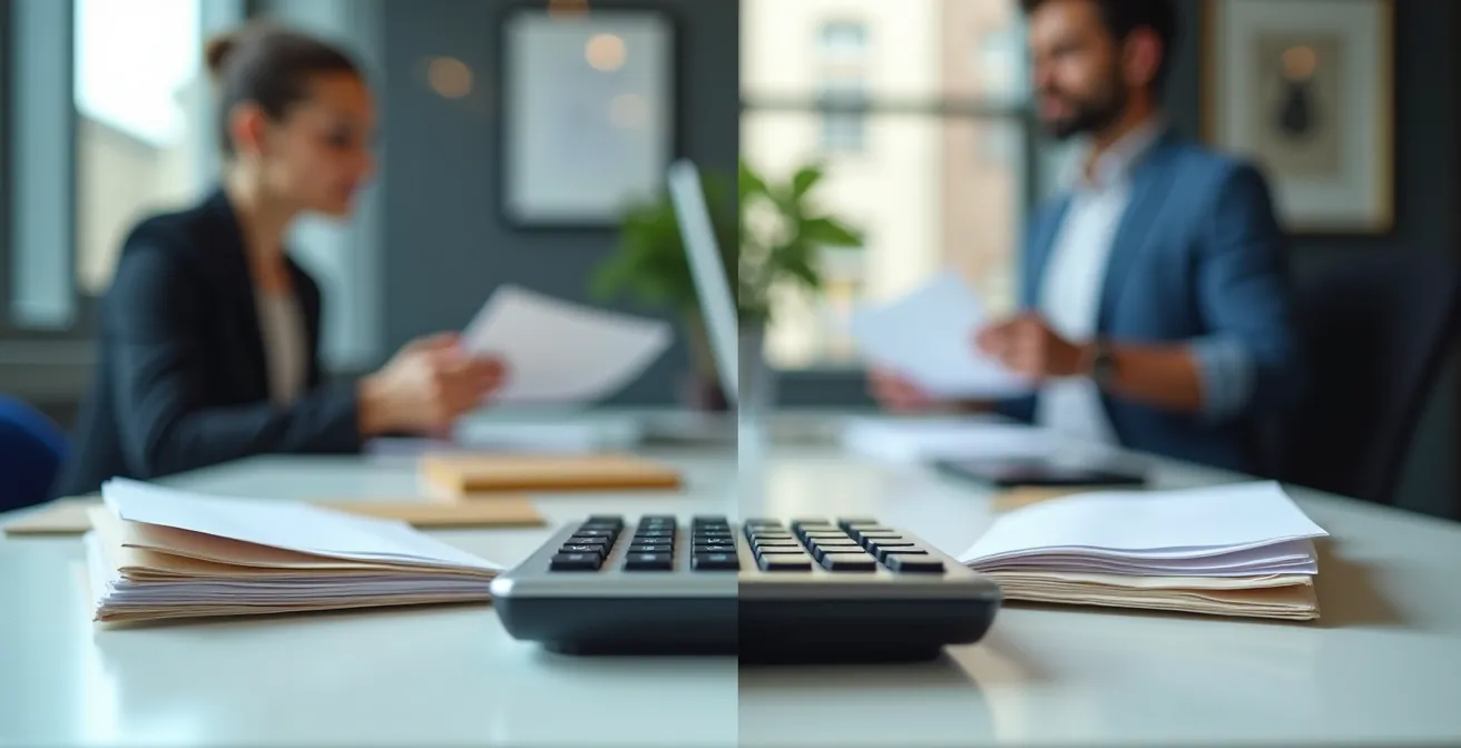 Comparaison visuelle des coûts d'affranchissement au bureau versus bureau de poste
