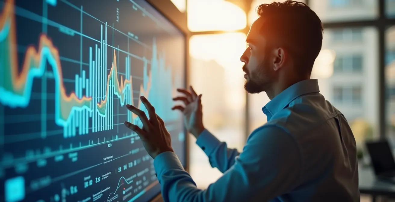 Vue d'ensemble d'un tableau de bord de suivi logistique avec graphiques de performance