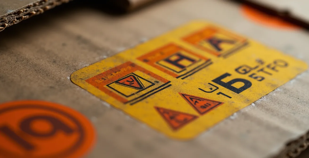 Emballages homologués et étiquetage ADR pour liquides inflammables