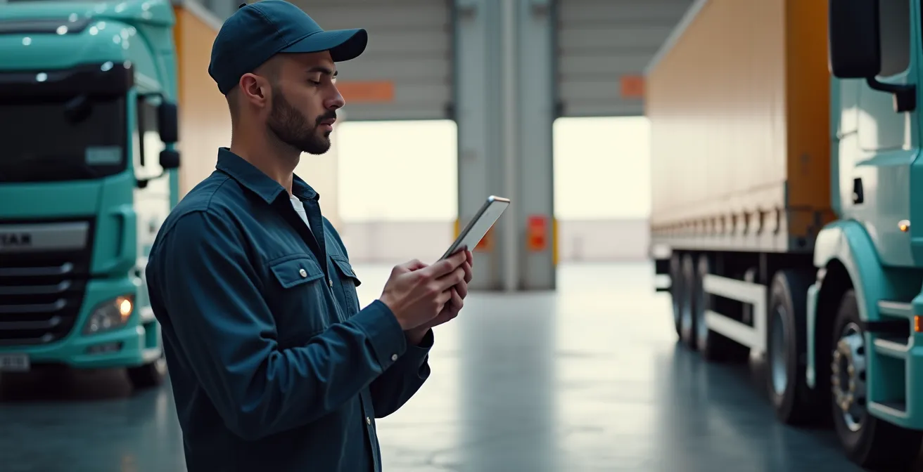 Système de quais de chargement avec coordination numérique des créneaux horaires