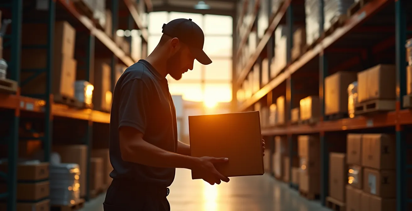 Zone de préparation express pour les commandes tardives avec processus optimisé