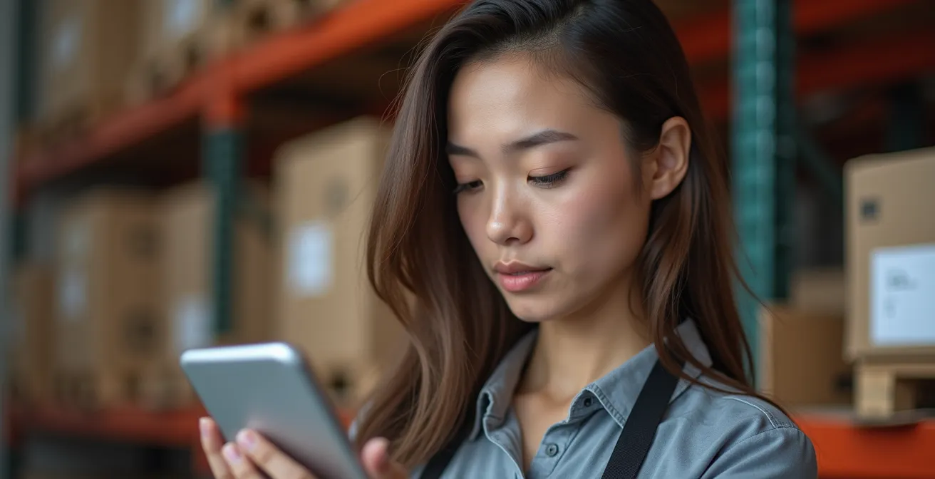 Représentation visuelle du processus de validation d'adresse avec points de contrôle